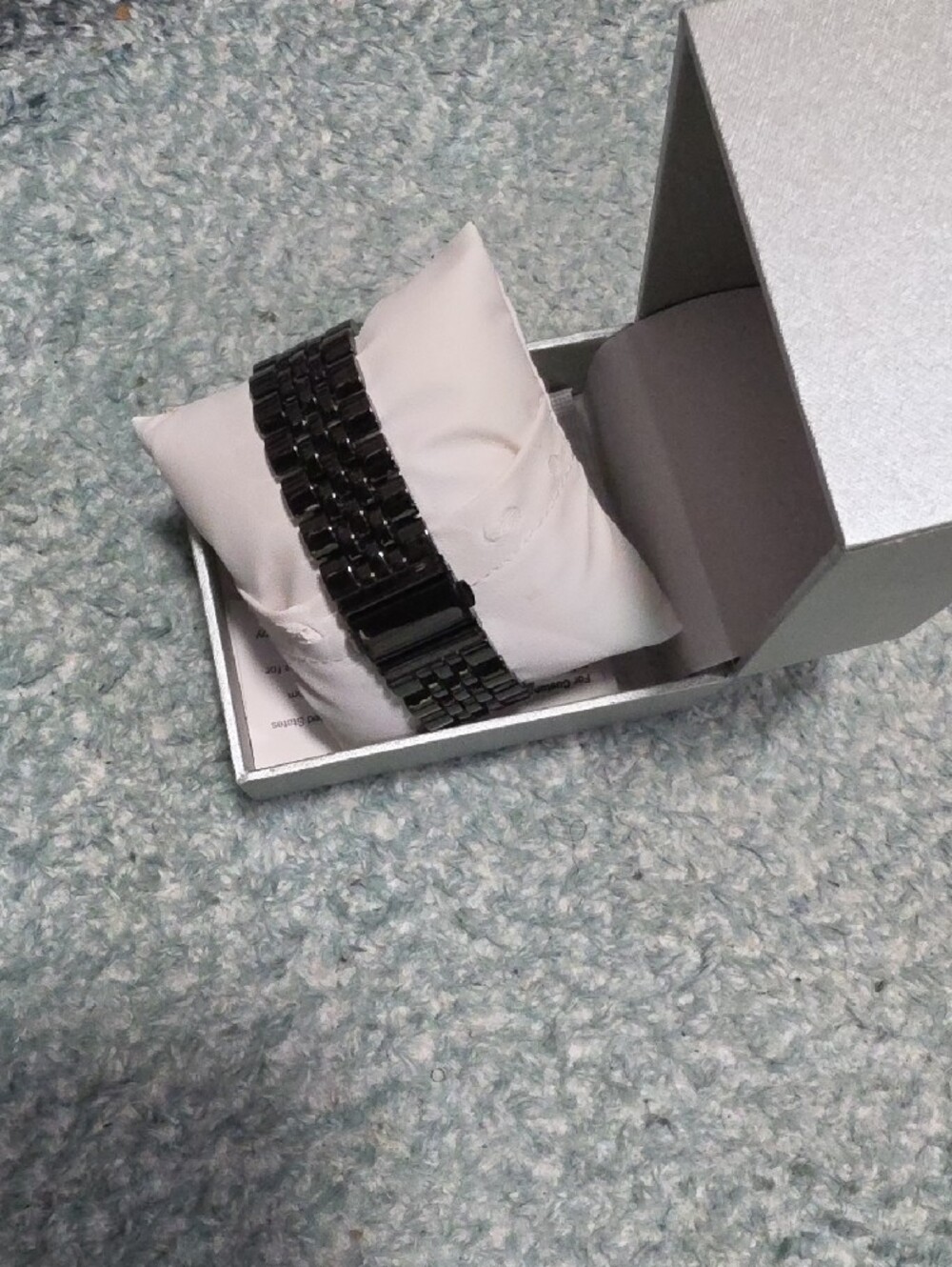 Steve Madden Black and Gold Men's Dress Watch - Picture 3 of 3